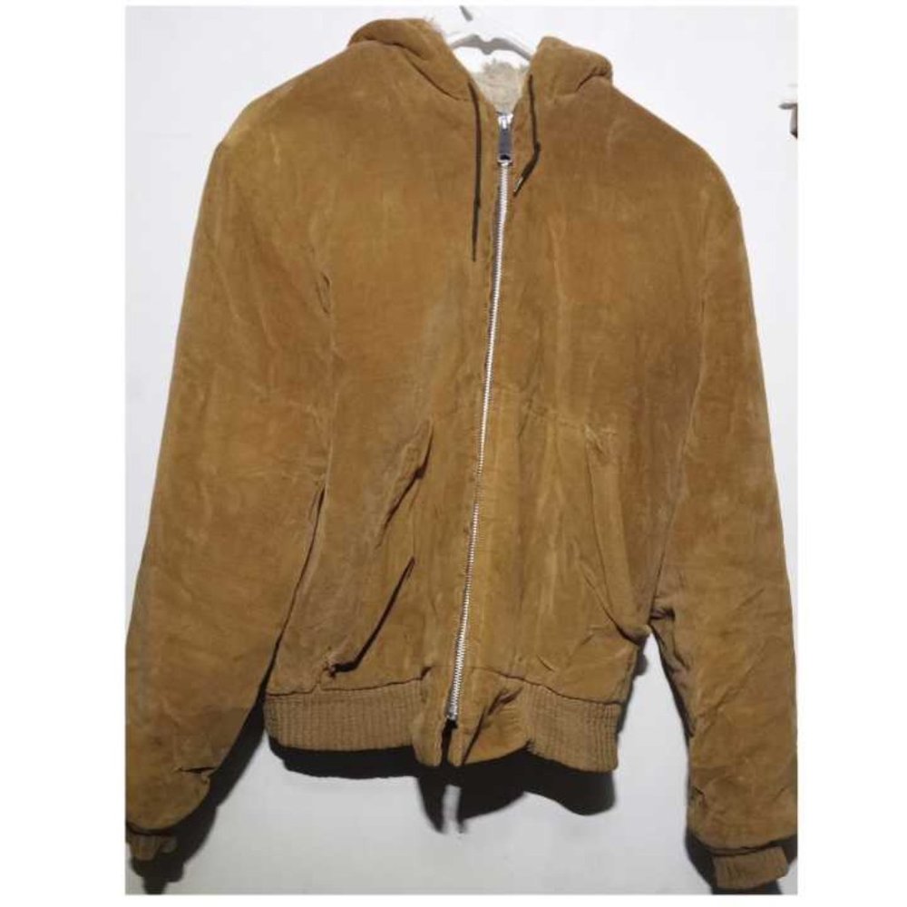 Vintage Lakeshore Brown Hooded Jacket Zipper 1970s